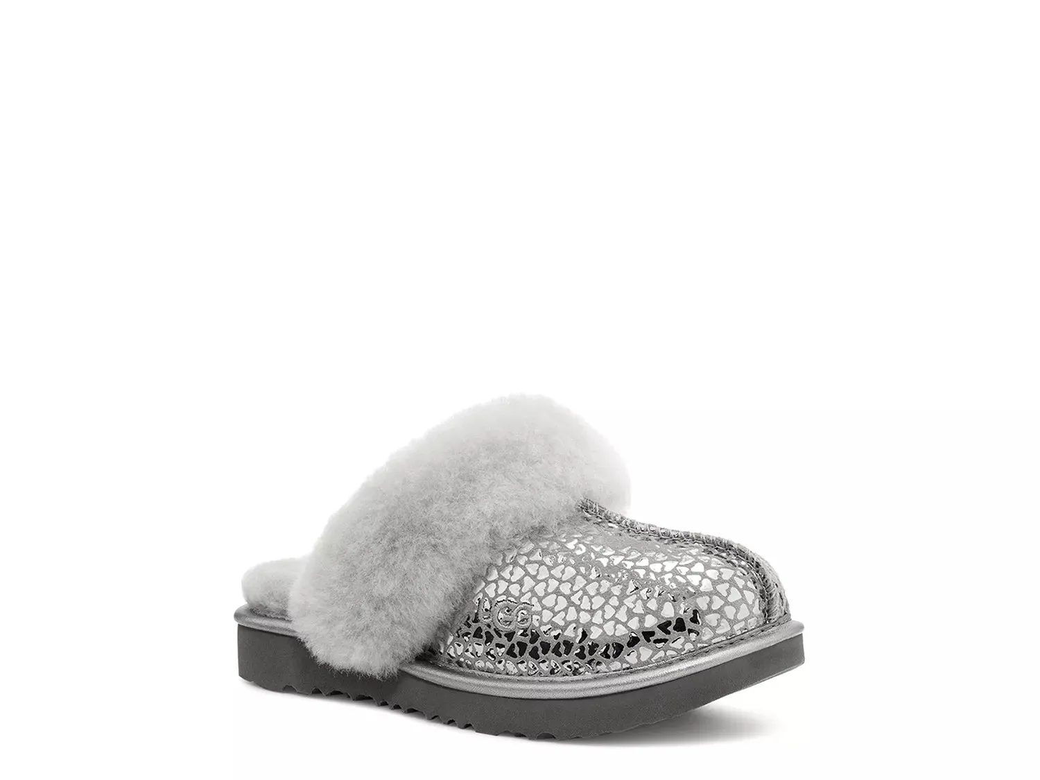 

Тапочки UGG Cozy II - детские, серебристый металлик