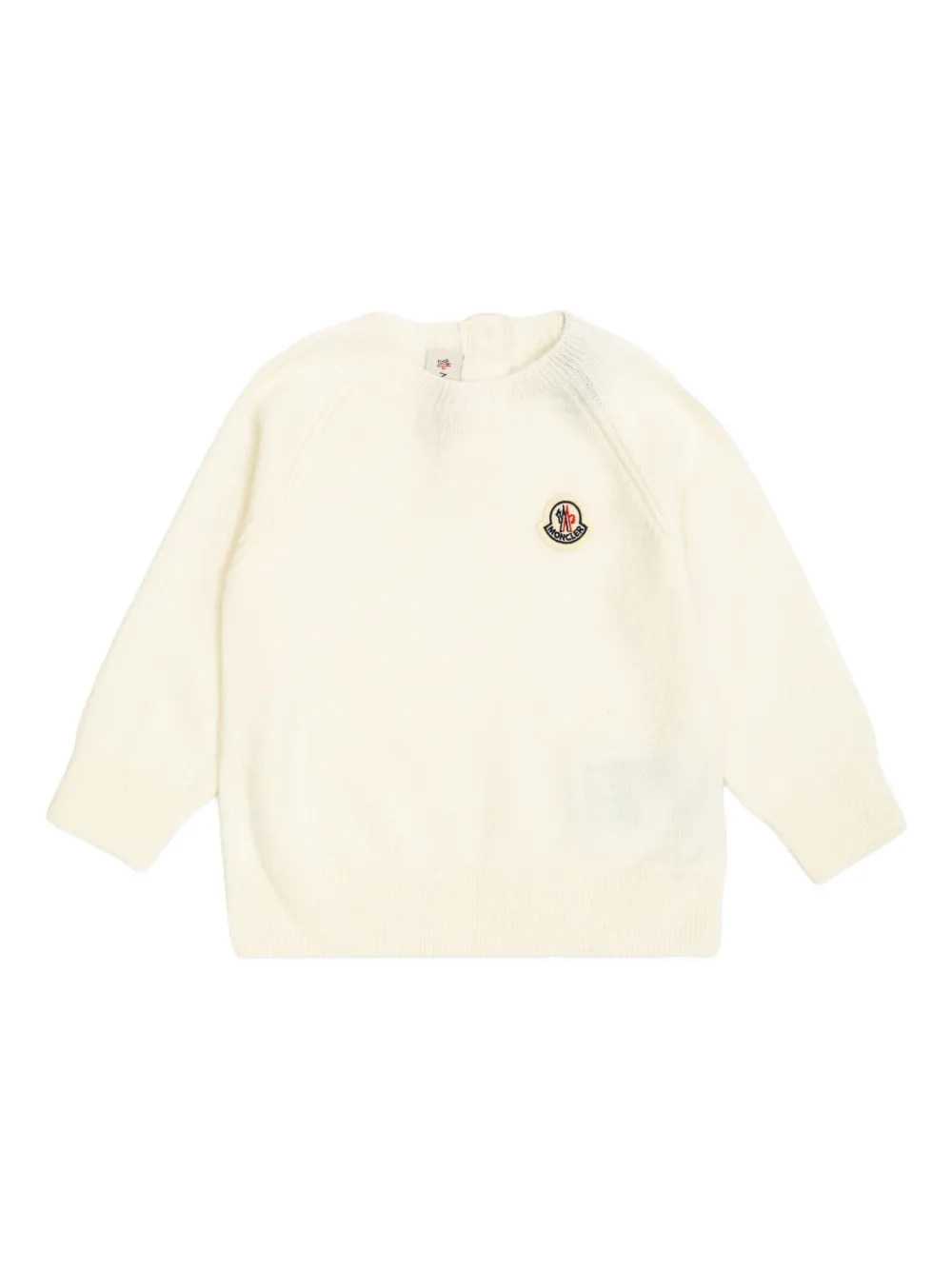 

Свитера с нашивками-логотипами Moncler Enfant, белый