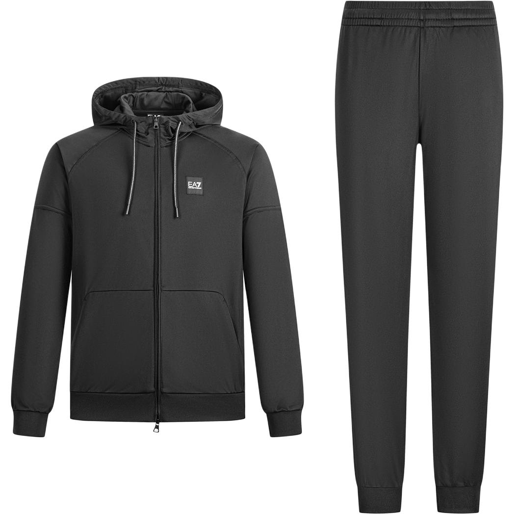 

EA7 FW25 мужская повседневная спортивная одежда EMPORIO ARMANI, черный