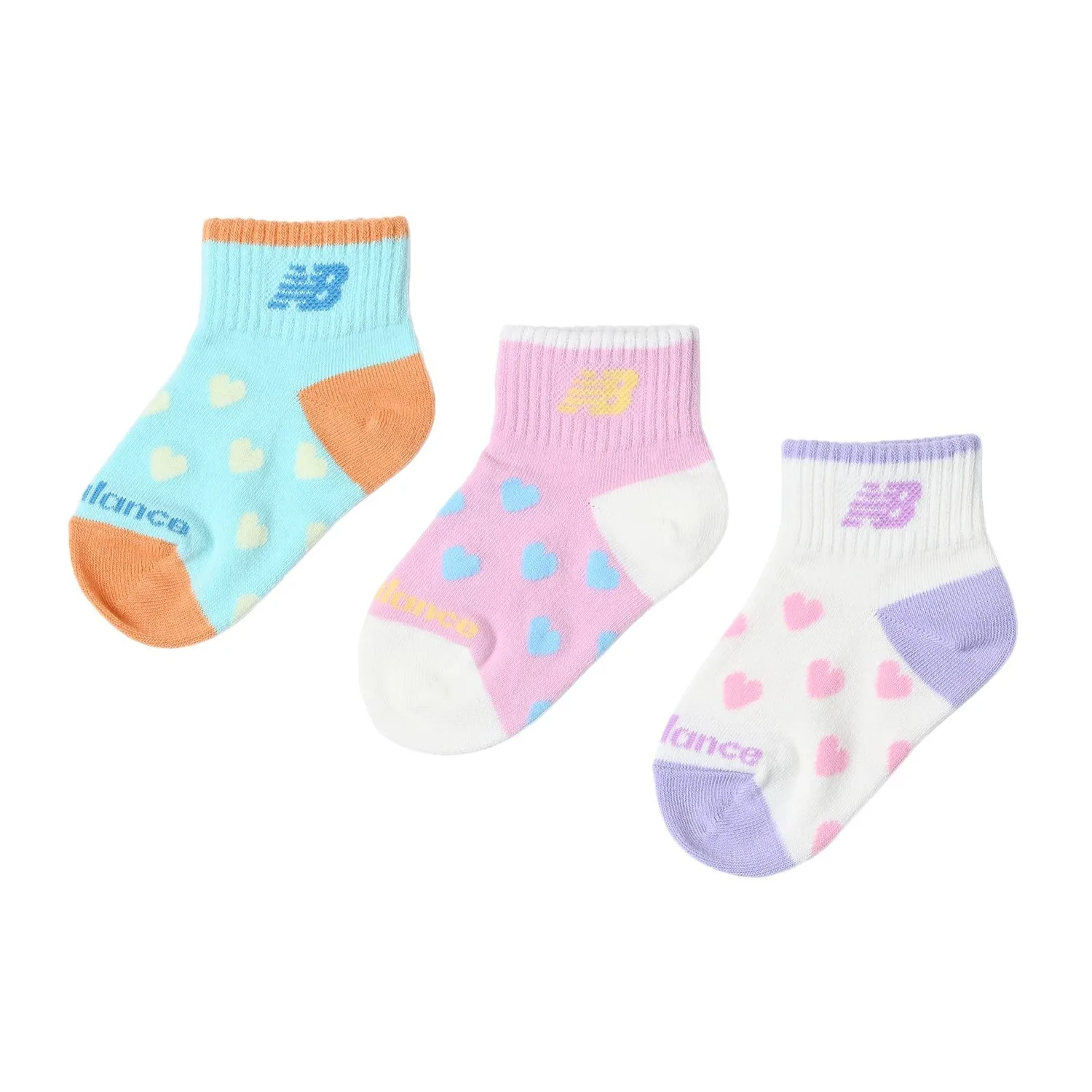Детские носки 3P New Balance, AS2 Assorted Colors 2