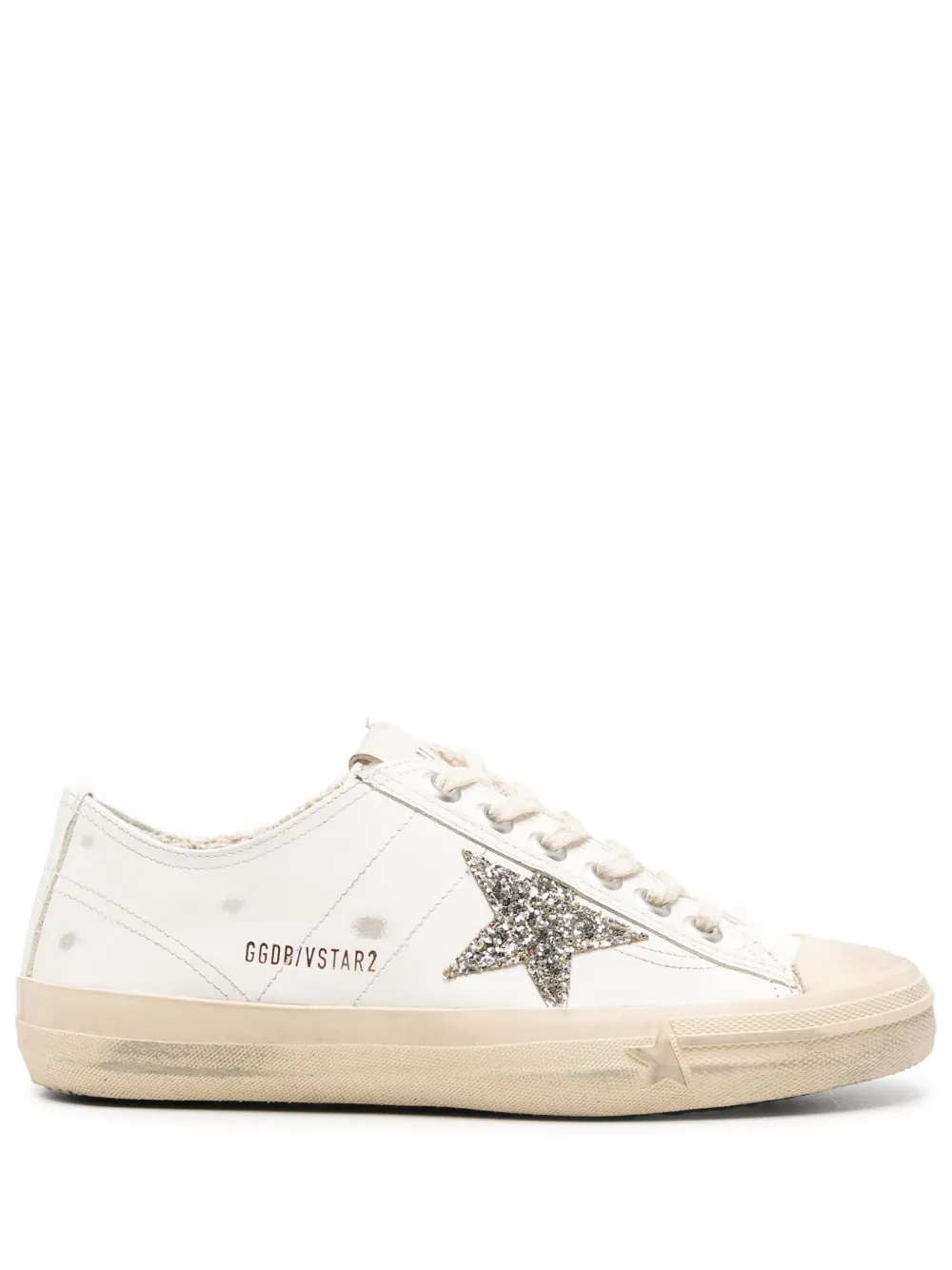 Кеды V-Star 2 с эффектом потертости GOLDEN GOOSE, белый