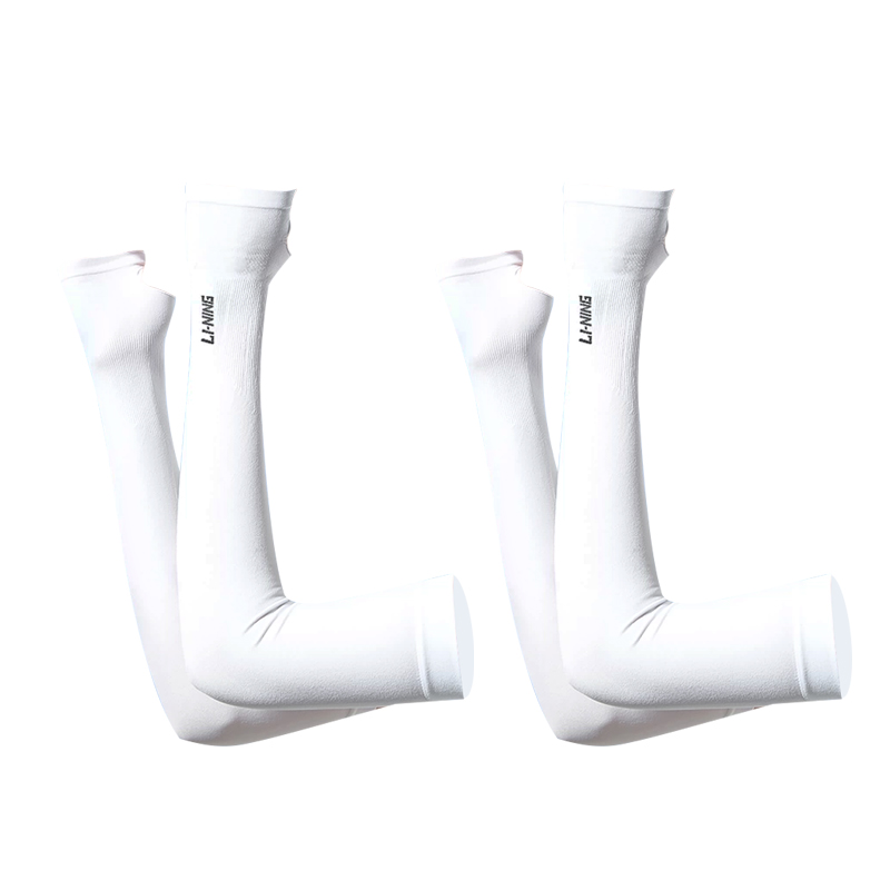 

Велосипедные нарукавники для горного катания, унисекс, полиамид, длинный рукав LINING, Attached Palm Design Cooling Arm Sleeves 2 Pack[White+White]