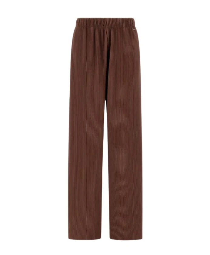 

Курортные брюки из плиссированного трикотажа Herno, коричневый