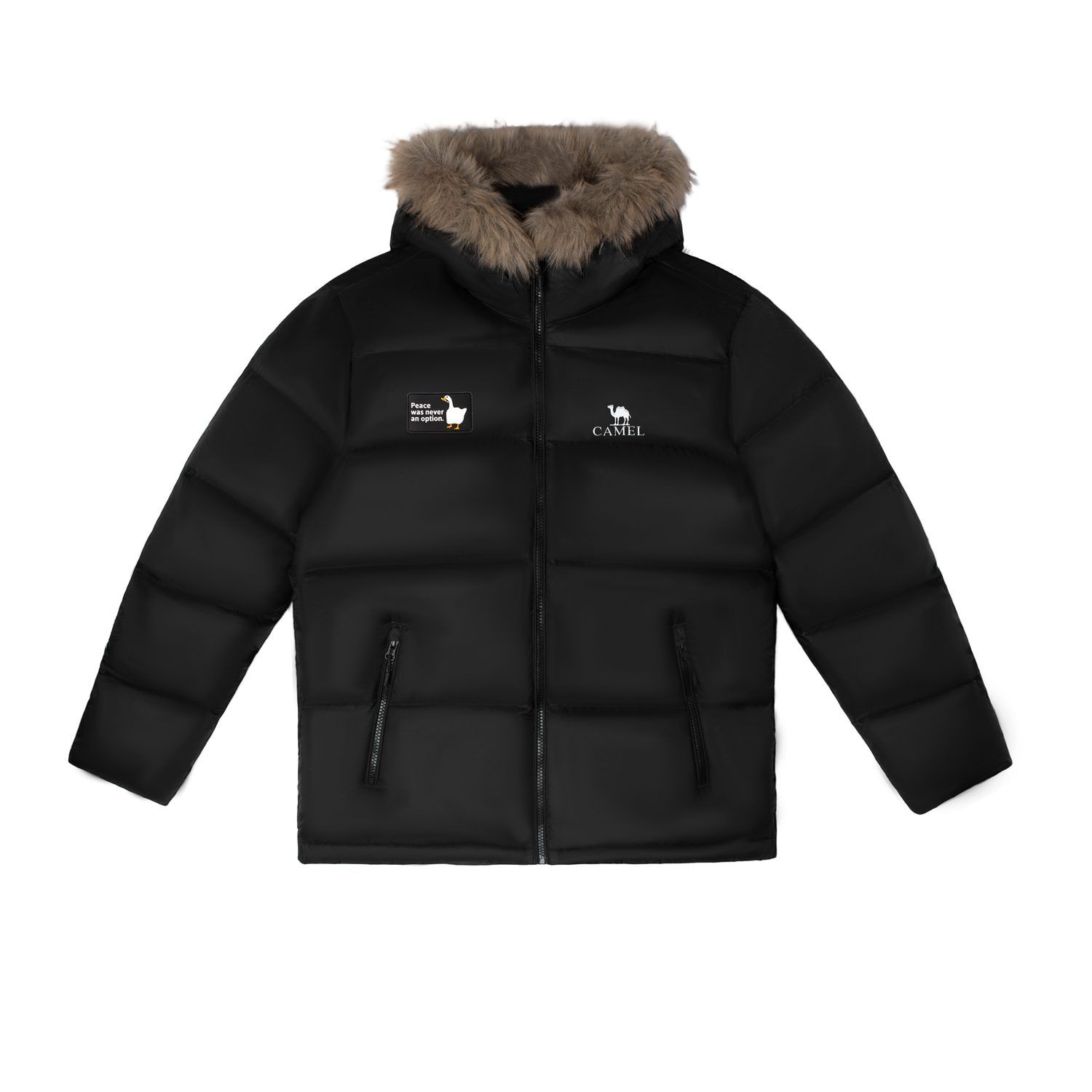 

Теплая куртка из коллекции Fleece Collection Unisex CAMEL, phantom черный