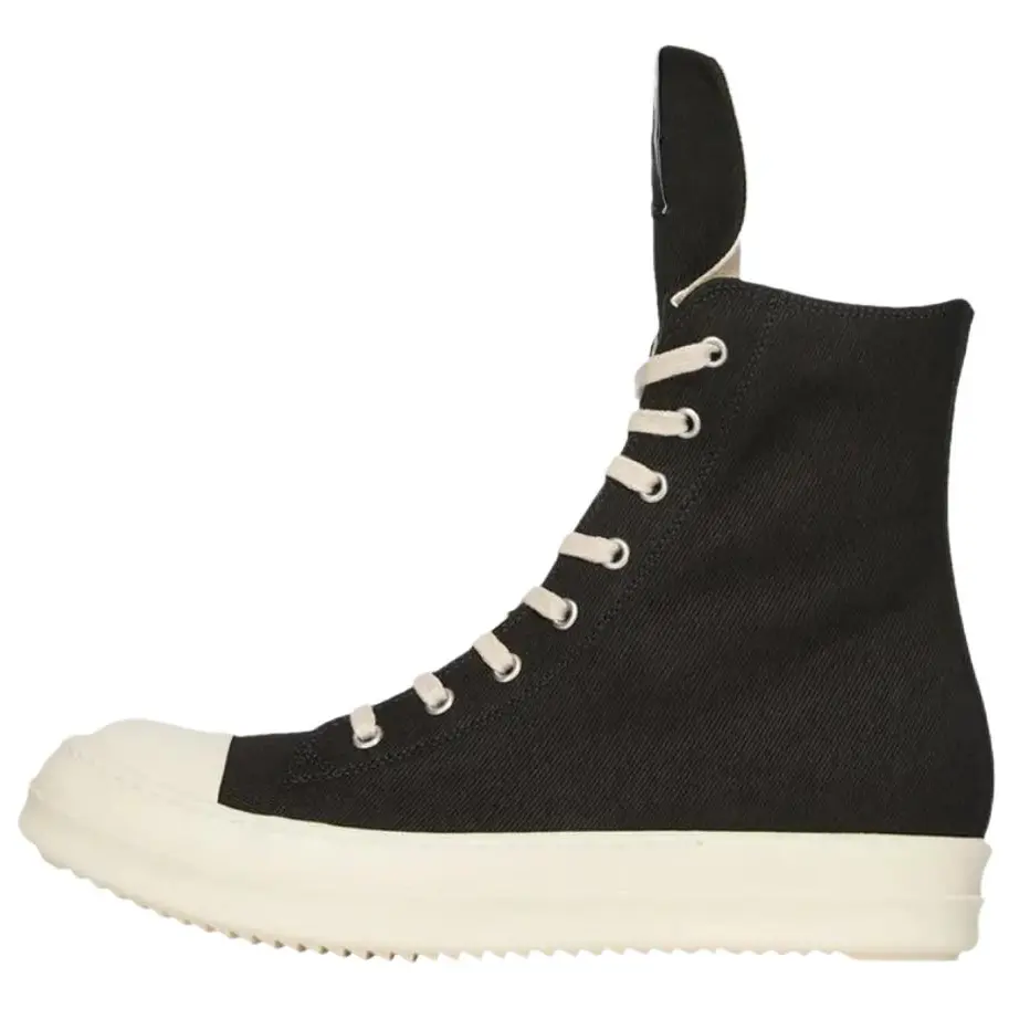 Женские кроссовки RO Hollywood High Top Skateboard Shoes Black RICK OWENS, Original Shoe Box Included — фото 3