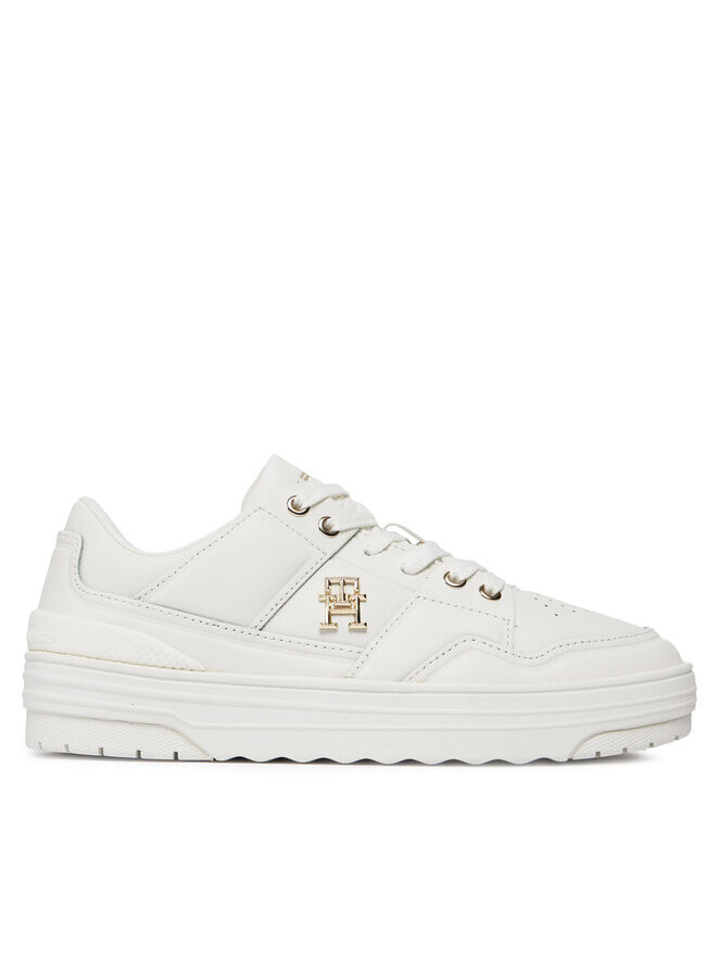 

Кроссовки Th Basket Sneaker Lo Tommy Hilfiger, экрю