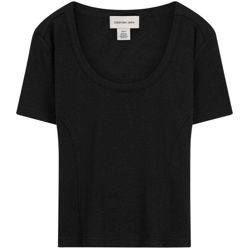 Футболка с втачным рукавом Women's Calvin Klein, черный — фото 4