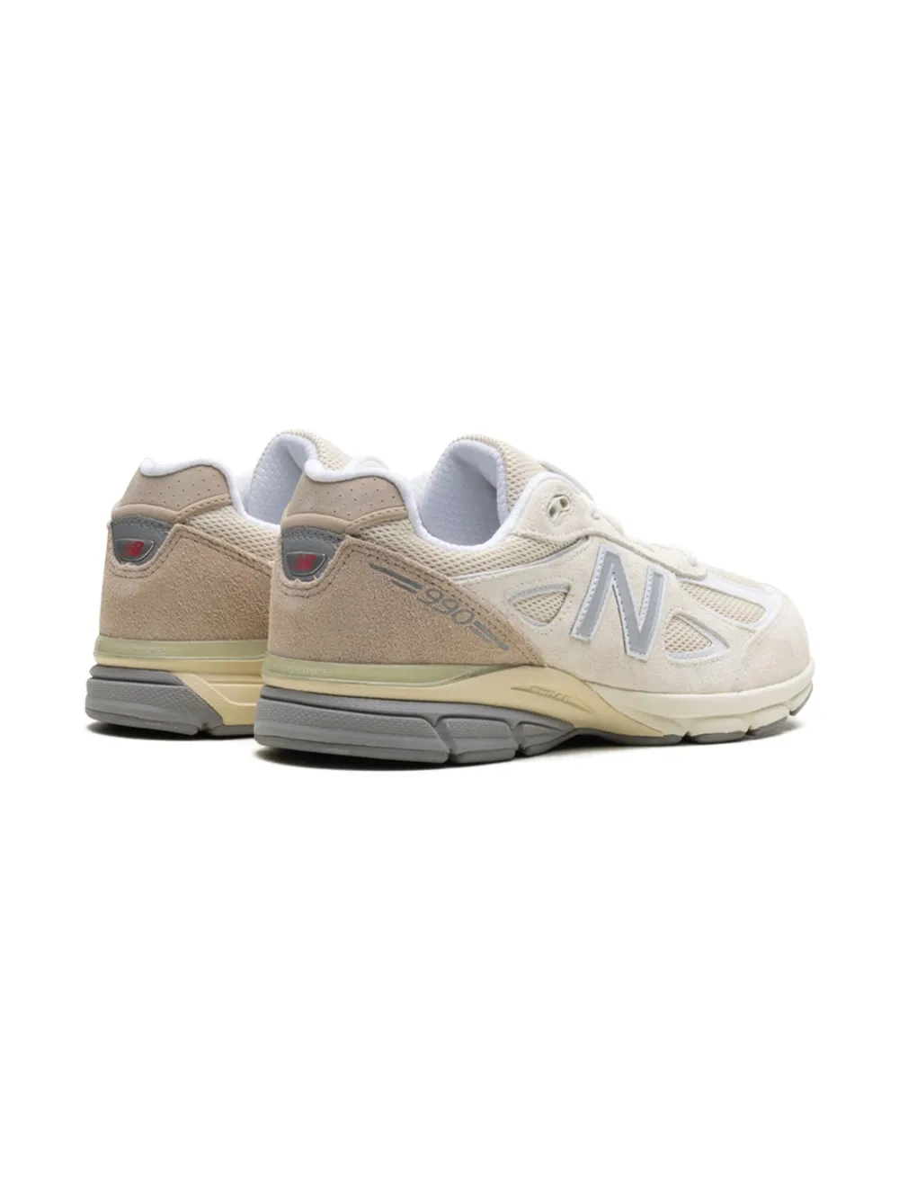 Кроссовки Made in USA 990v4 Limestone из коллаборации с Teddy Santis New Balance Kids, нейтральный — фото 3