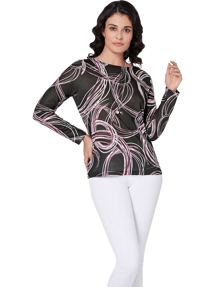 

Лонгслив WITT WEIDEN Longsleeve, цвет Schwarz/Lila