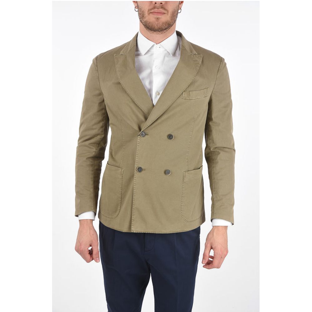 

CC COLLECTION Боковые разрезы 8R двубортная спортивная куртка Corneliani, Beige