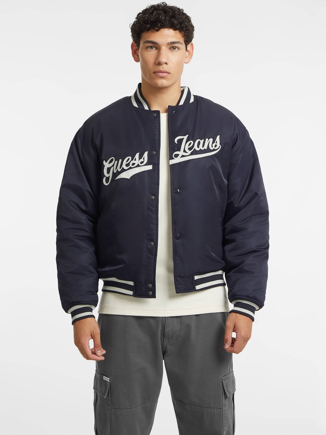 

Куртка Guess Jeans Regular Fit, темно-синий