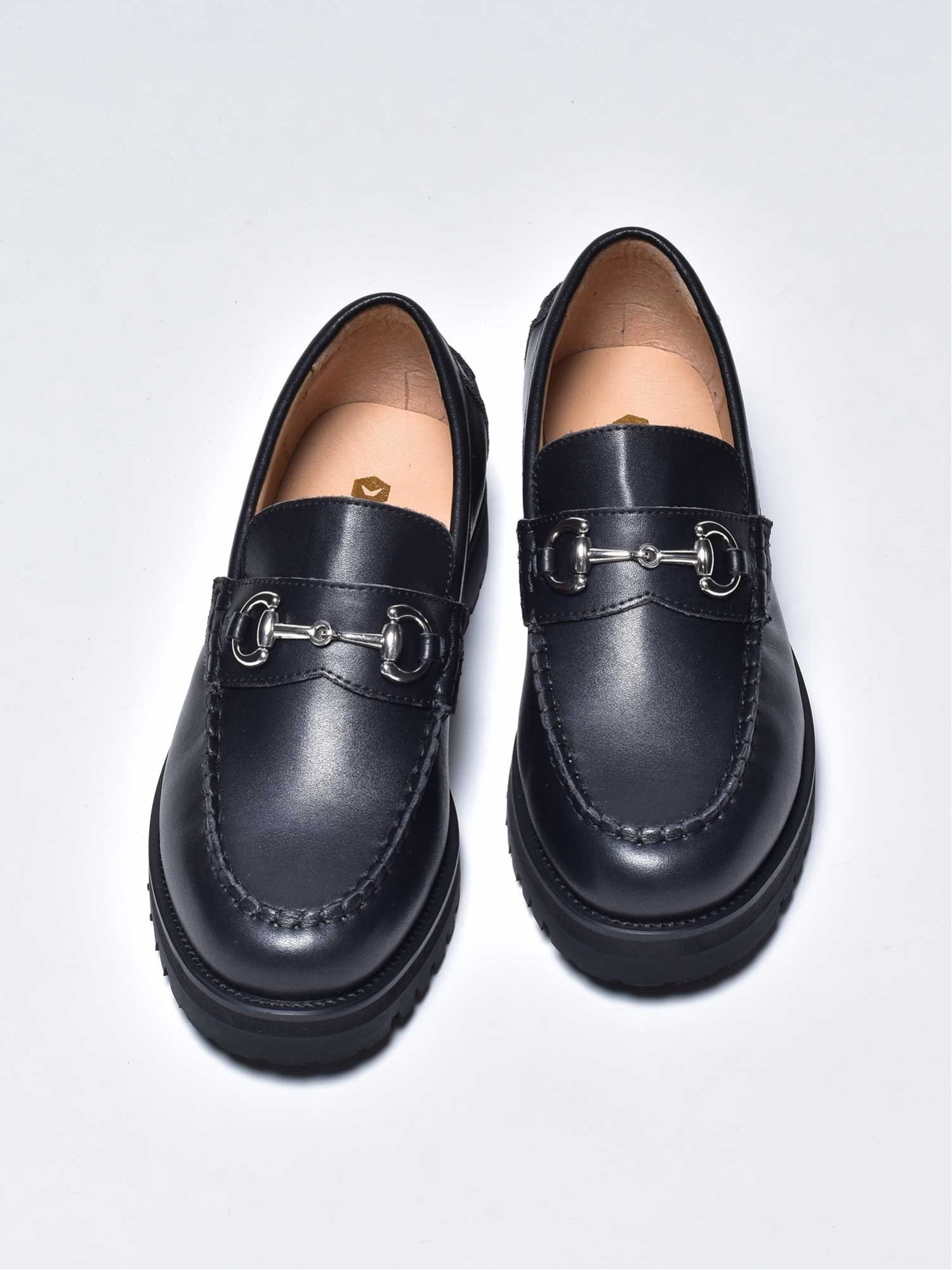 Лоферы на платформе SVEC, Black — фото 2