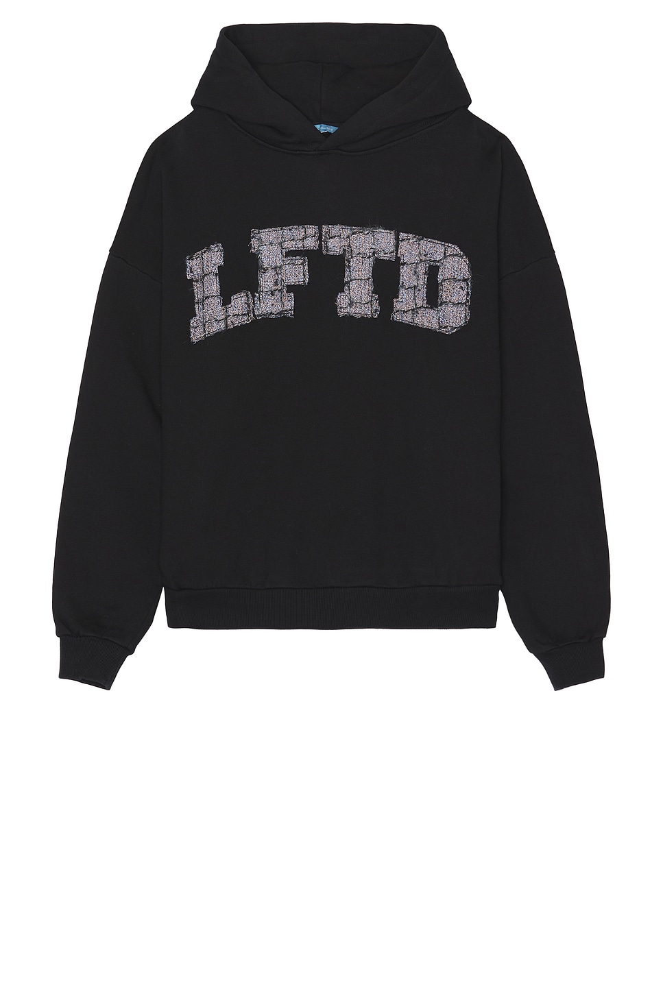 

Толстовка с капюшоном в аргайловый узор Lifted Anchors, black
