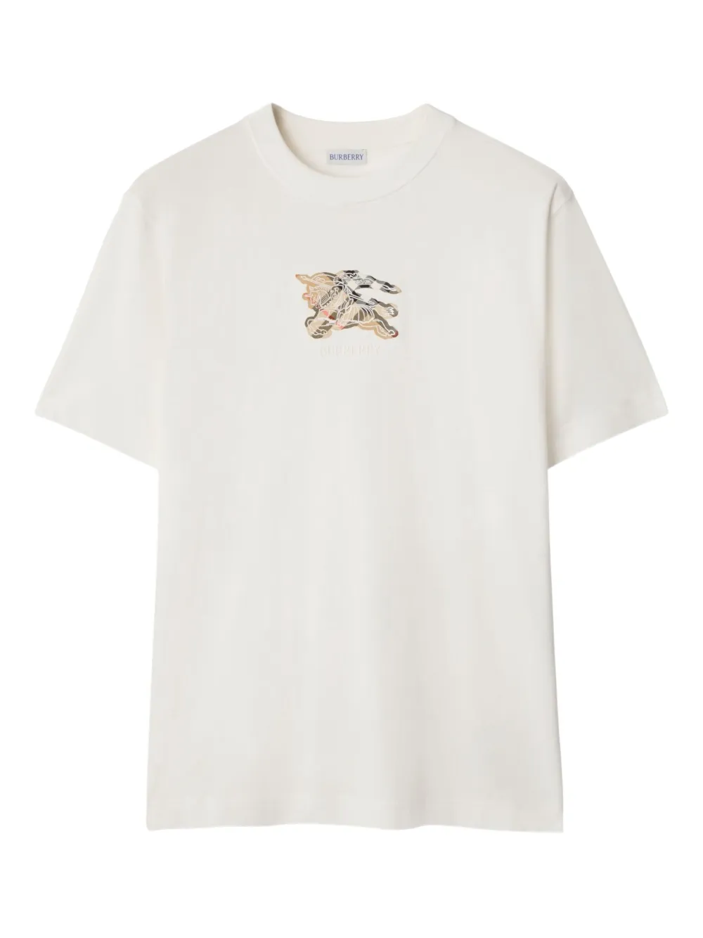 

Футболка из хлопка EKD Check BURBERRY, белый