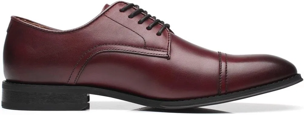 Мужские оксфорды La Milano Classic Modern с круглым мыском, Splendo 1 Burgundy — фото 3