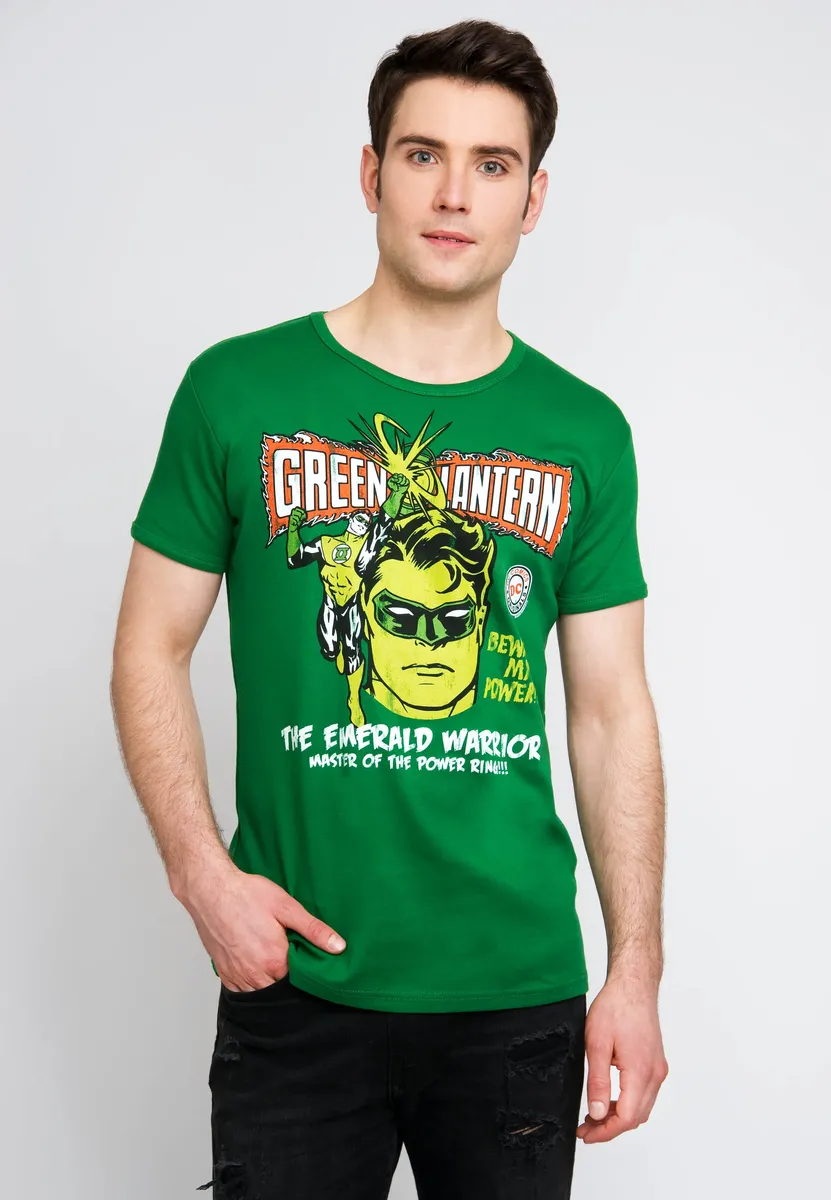

Футболка Logoshirt "DC - Green Lantern Power", с принтом Green Lantern, зеленый