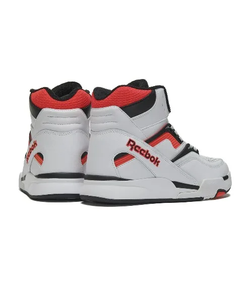 Унисекс высокие кожаные кроссовки Reebok TWILIGHT ZONE PUMP белые — фото 2