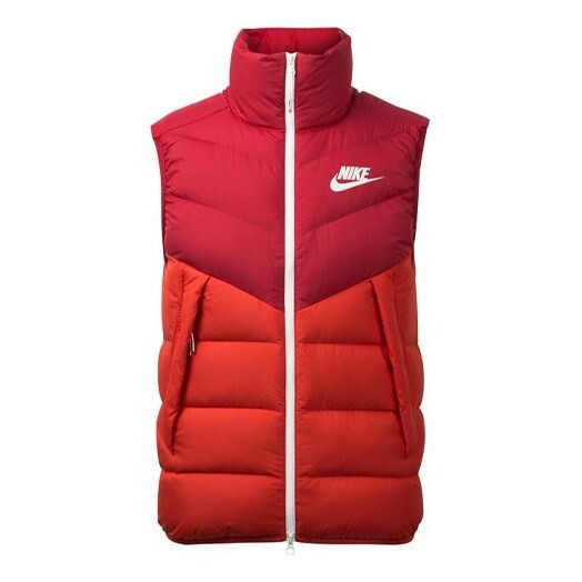 

Жилет men's casual sports down vest red Nike, красный