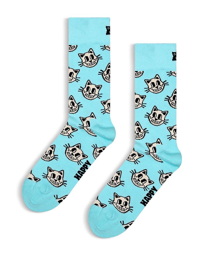 

Мужские носки Happy Socks Cat, синий