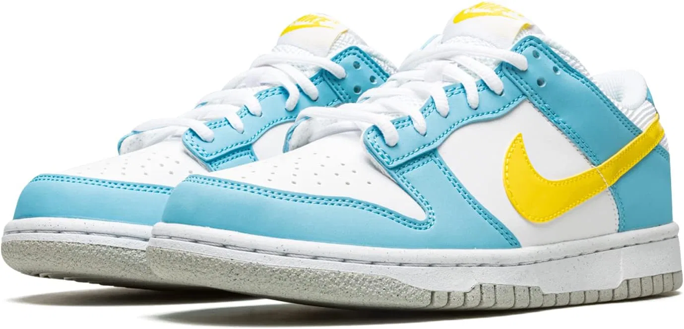 Кроссовки Homer Simpson Nike Dunk Low, Blue Chill/Yellow Strike-white — фото 2