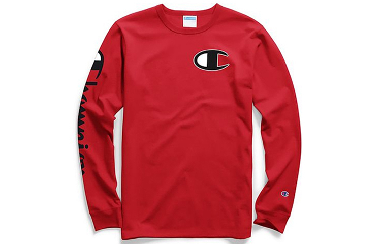 

Champion Футболка US версия унисекс красная