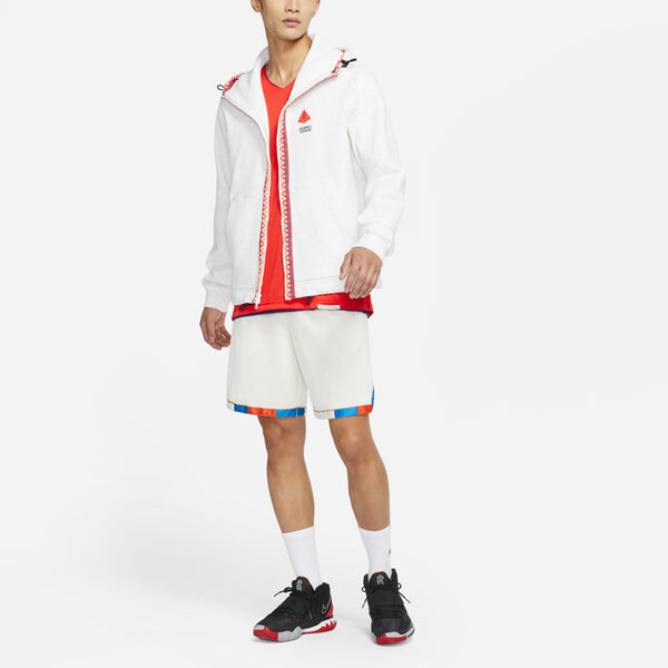 Куртка Men's Nike Sports Loose Hooded Casual Jacket White, белый — фото 3