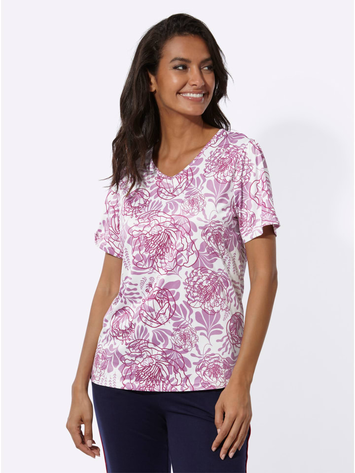 

Повседневная рубашка с пурпурным узором WITT WEIDEN