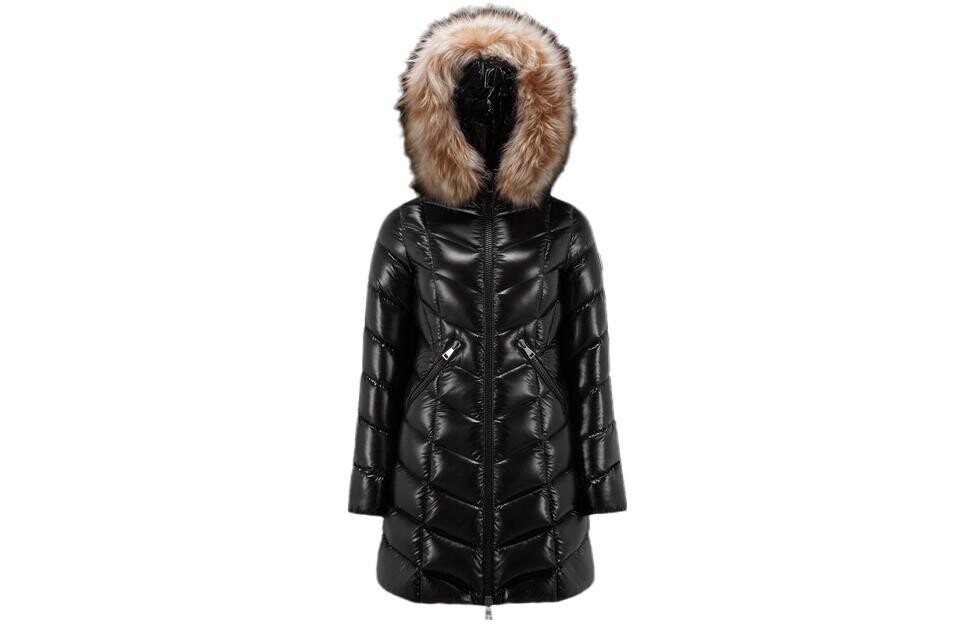 

Пуховик женский черный Moncler