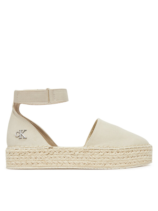 Эспадрильи Flatform Espadrille Sling Mg YW0YW01735 Calvin Klein Jeans, бежевый