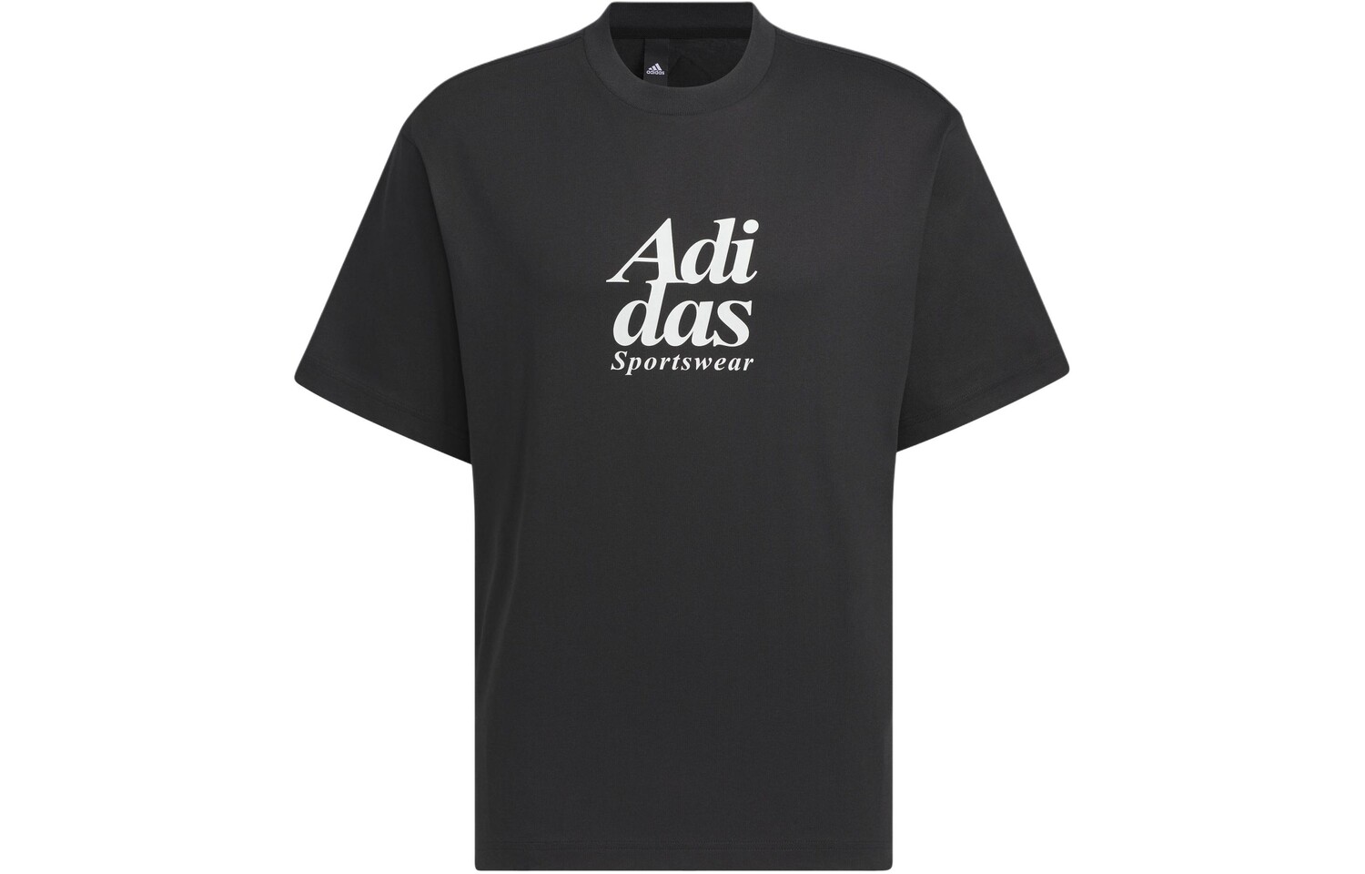 

Футболка унисекс черная Adidas, черный