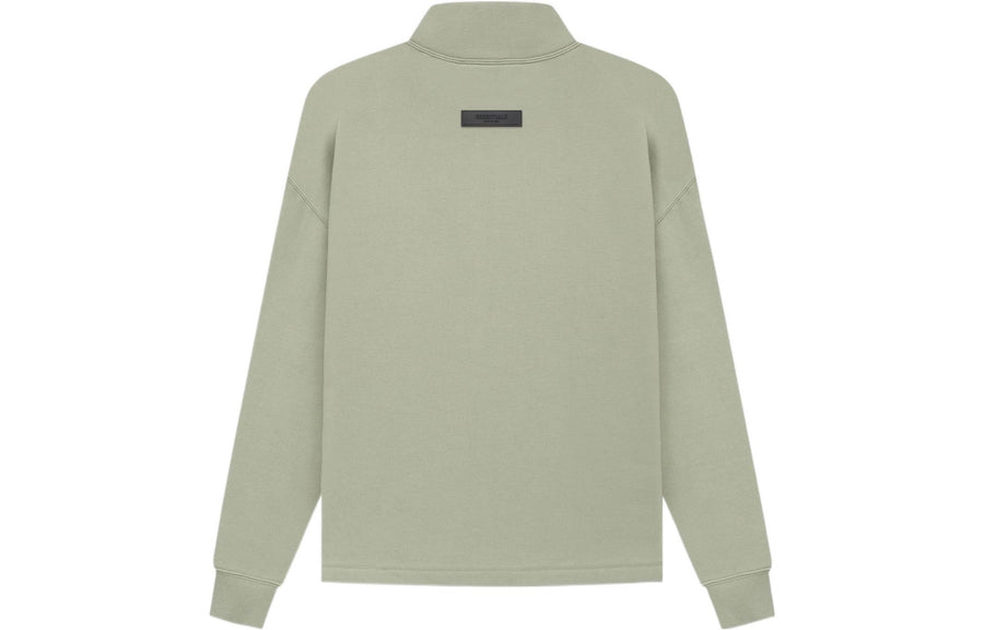Худи Fear of God Essentials SS22 Relaxed Mockneck Seafoam Logo — фото 3