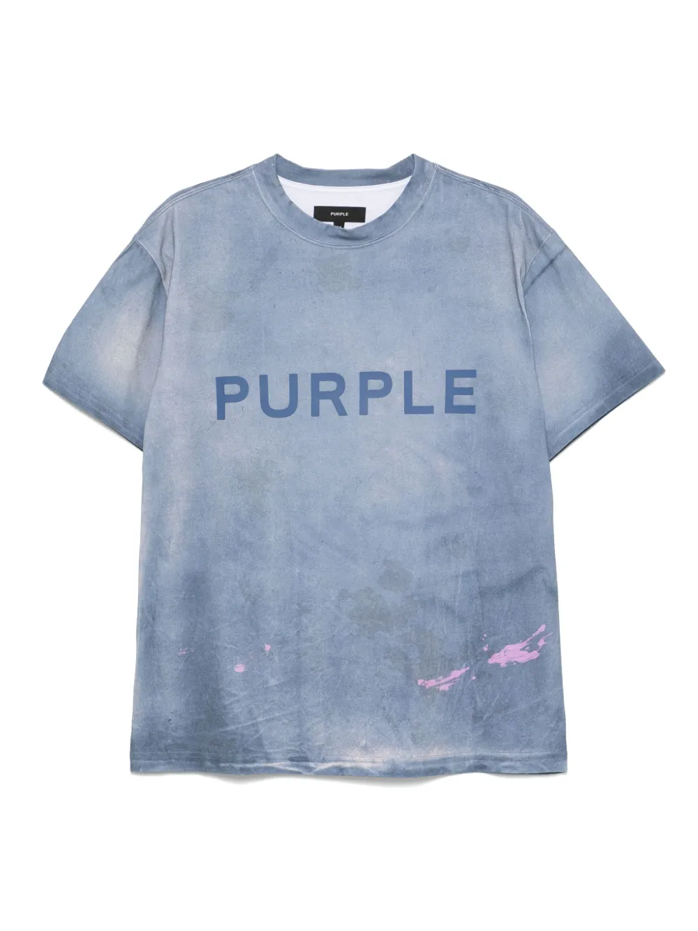 

Хлопковая футболка Purple Brand, синий