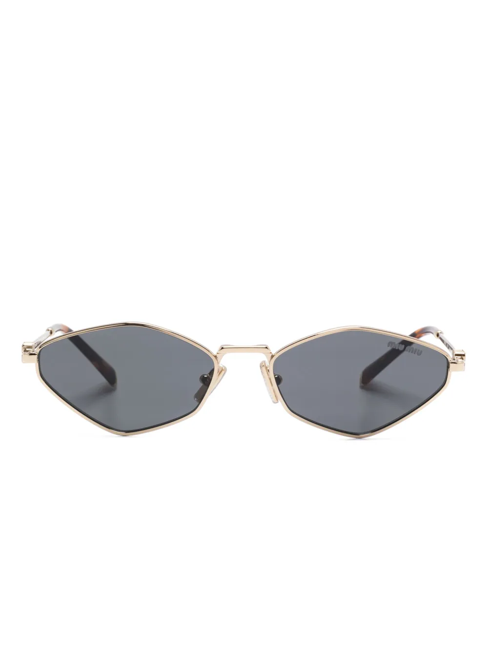 

Солнцезащитные очки Miu Regard Miu Miu, золотистый