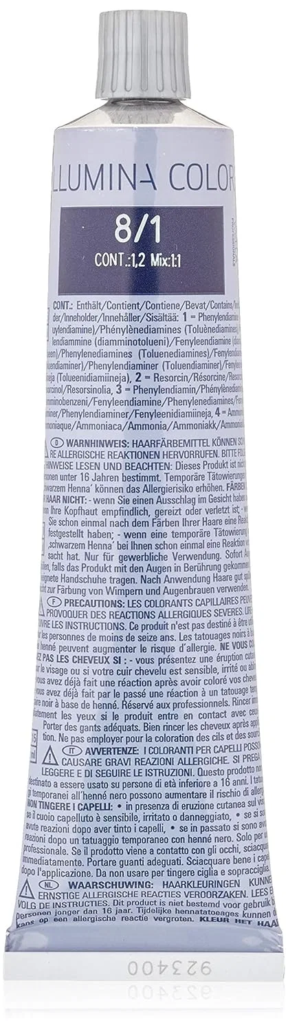 Крем-краска для волос WELLA Illumina Color 8/1, 60 мл Wella Professionals