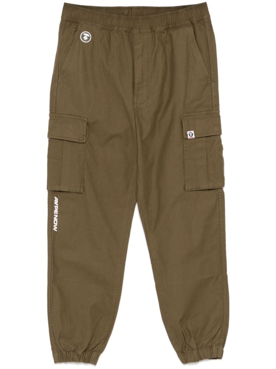 

AAPE BY *A BATHING APE зауженные брюки карго, зеленый