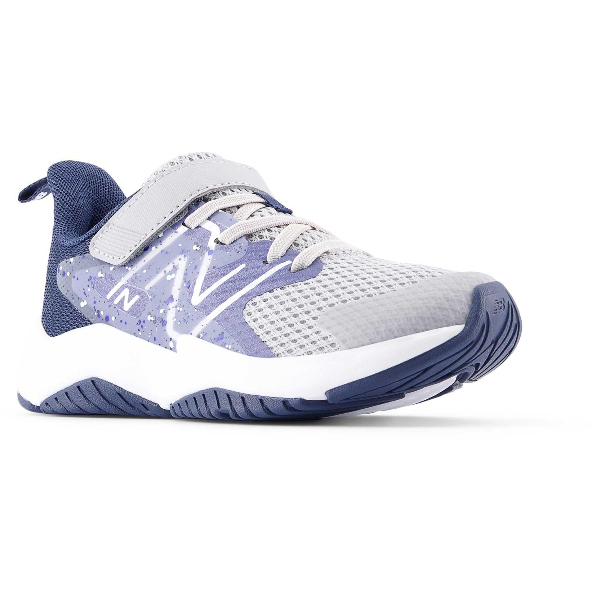 Детские беговые кроссовки Rave Run New Balance, Raincloud/Dreamstate/Navy — фото 2