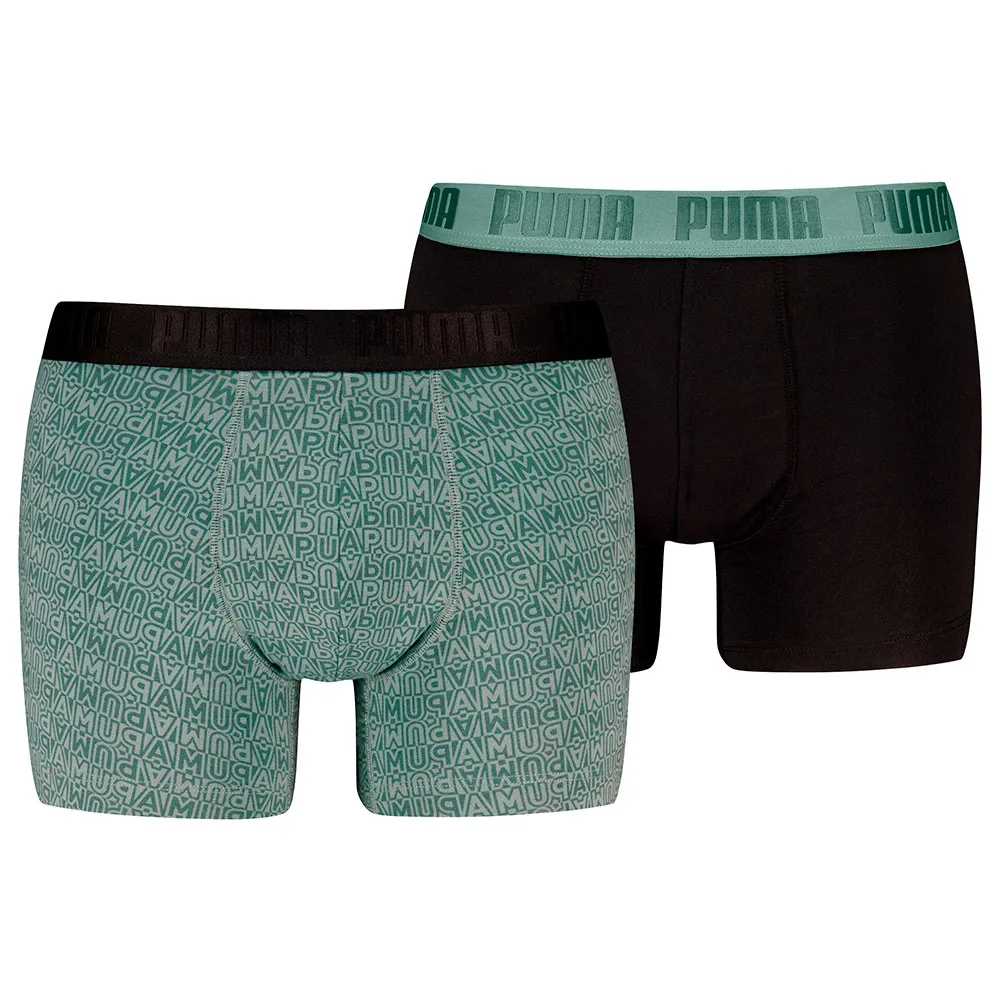 

Боксеры 2 шт Puma Printeds boxers 2 units, зеленый