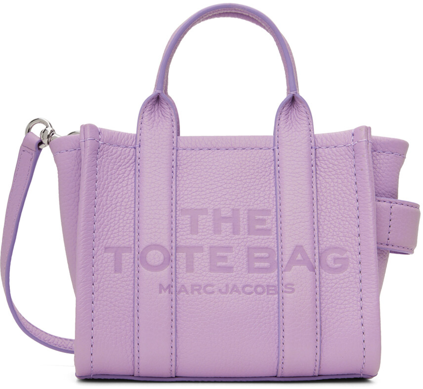 

Фиолетовая сумка-тоут «The Leather Crossbody» Marc Jacobs