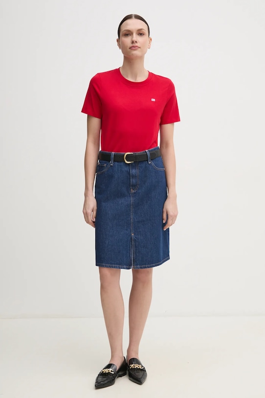 

Хлопковая футболка Tommy Hilfiger, красный