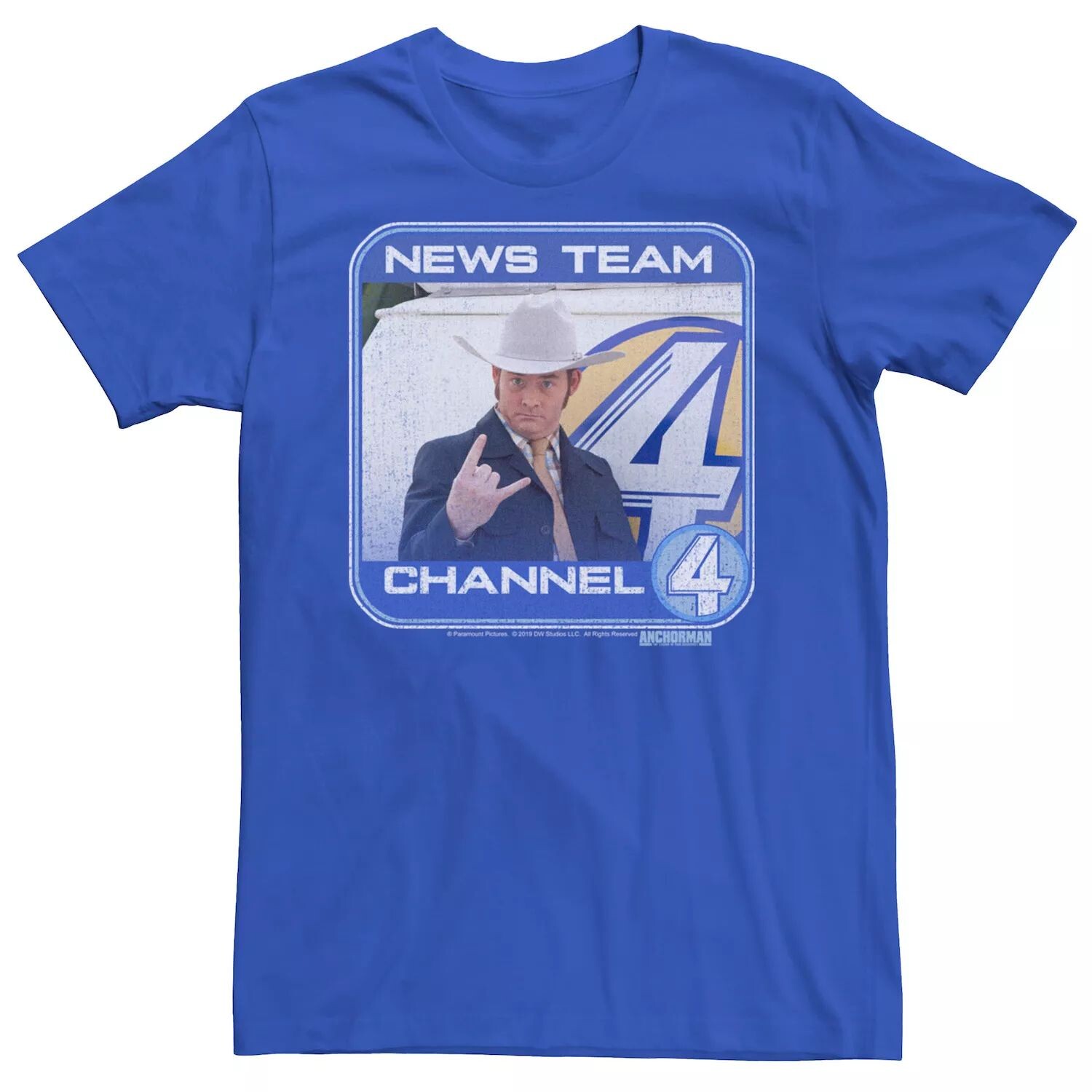 

Мужская футболка Tведущий News Team Chanel 4 Licensed Character, Синий, Мужская футболка Tведущий News Team Chanel 4 Licensed Character