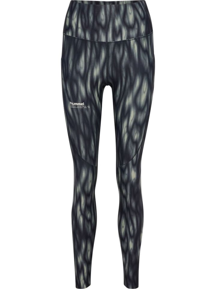 

Леггинсы Hiit Aop Intensity Hw Tights зеленого цвета Hummel