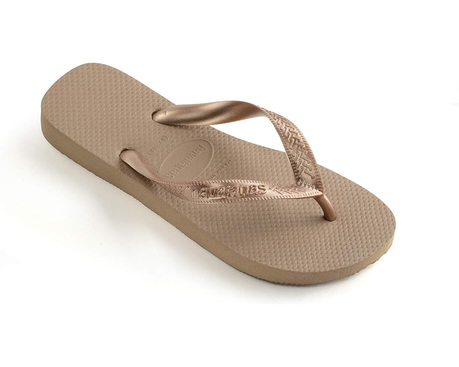 Сандалии Havaianas Top Tiras Flip Flop, цвет Rose Gold — фото 3