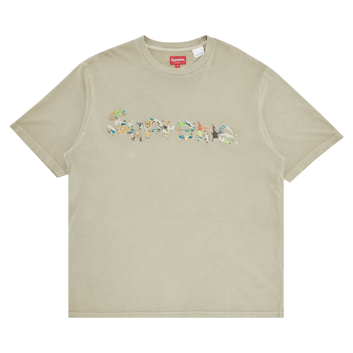 

Топ с короткими рукавами Supreme Animal Kingdom Dusty Tan