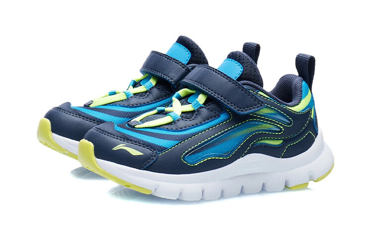 Детские кроссовки Aurora Skywalk Lifestyle PS Low-top Guangdong Blue/Hair Blue/Fluorescent Bright Green Lining Young — фото 3