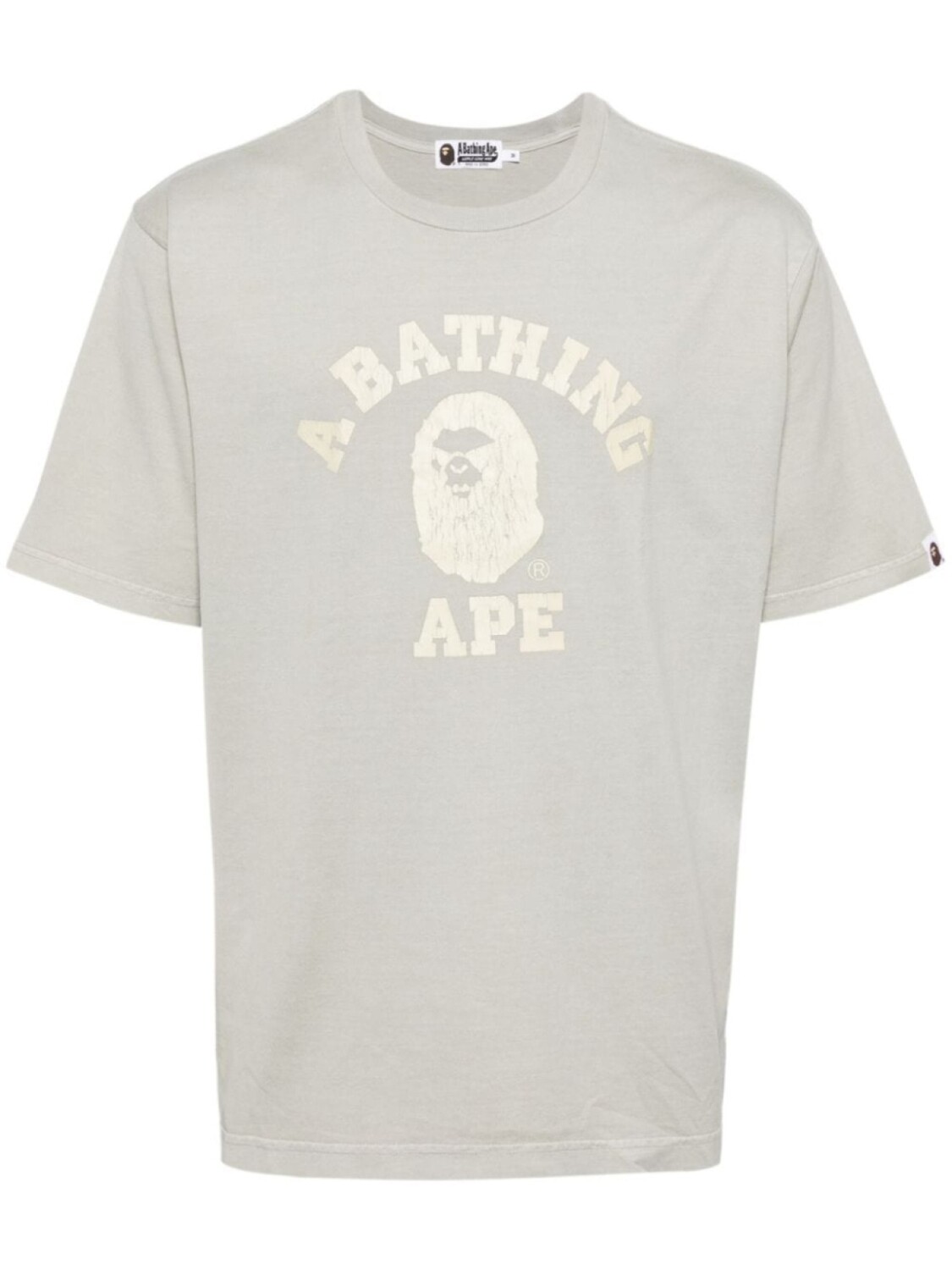 

Футболка с логотипом BATHING APE A Bathing Ape, серый