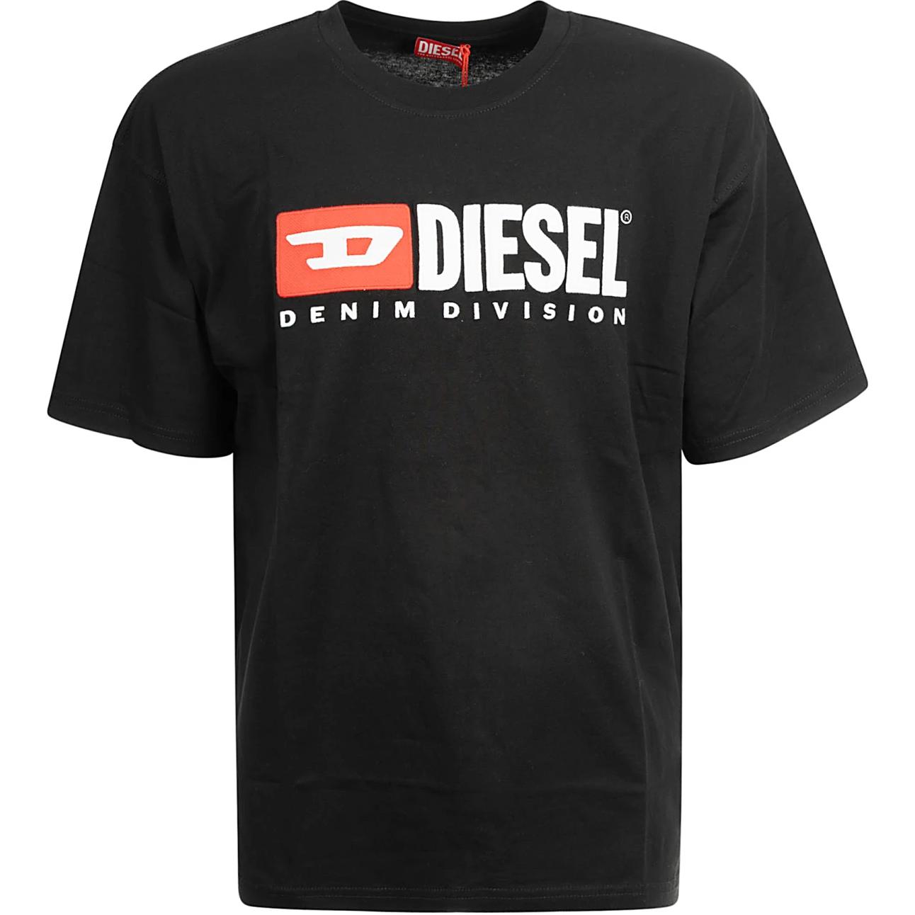 

Футболка T Boxt Div с логотипом DIESEL, черная