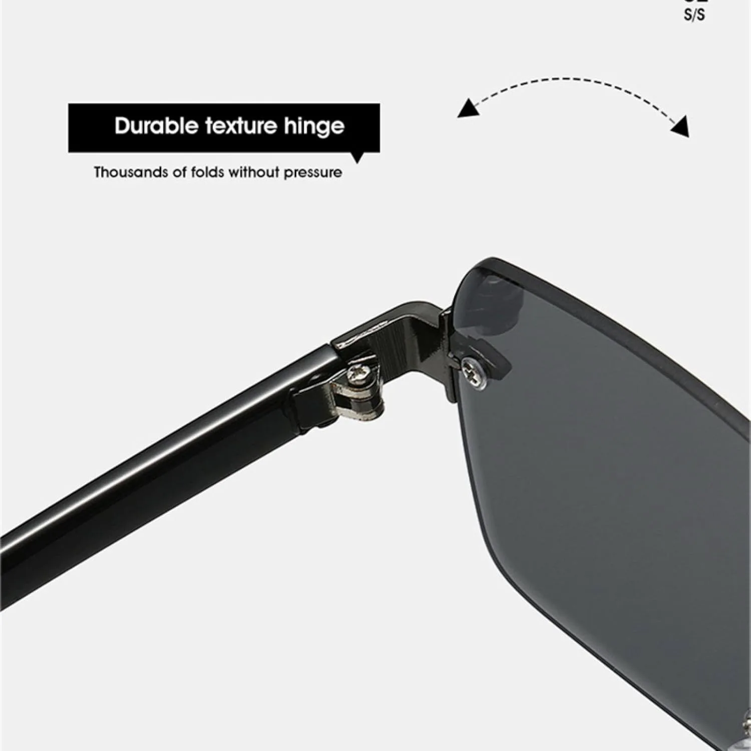 

Солнцезащитные очки без оправы для женщин, модные, с прозрачным градиентом, защита от УФ-излучения UV400, для мужчин, в стиле панк HHZZYVY, Gun Grey Gradient