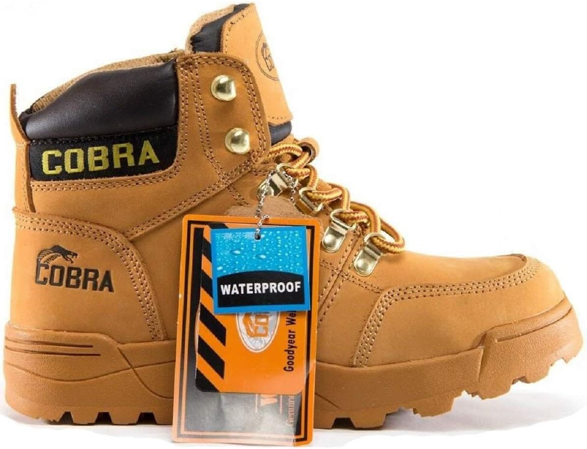 

Мужские ботинки Cobra 6 C707 водонепроницаемые с мягким носком, коричневая кожа Cobra Plus