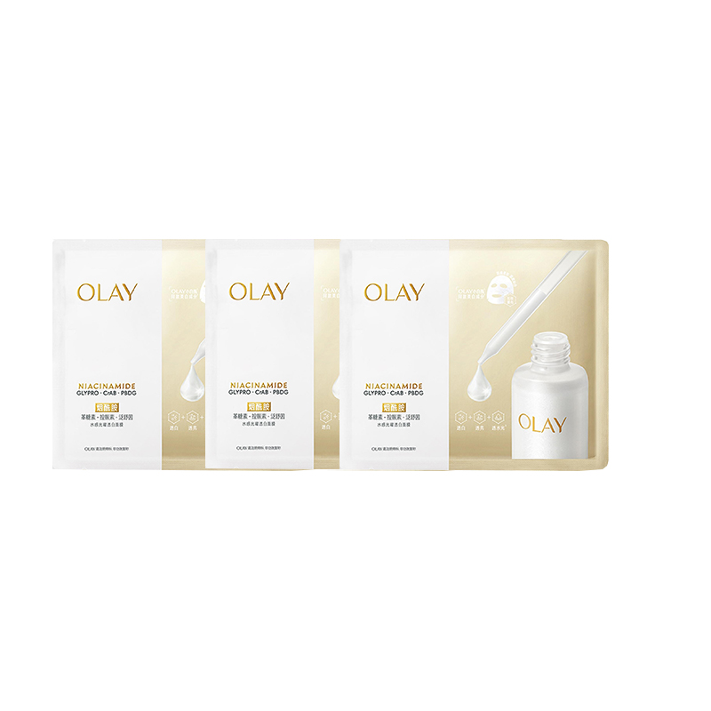 

Прозрачная белая маска для лица Shiro Bottle, ниацинамид Olay, 3 Pcs