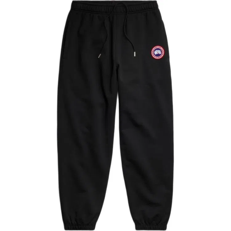 Джоггеры с логотипом Canada Goose черные
